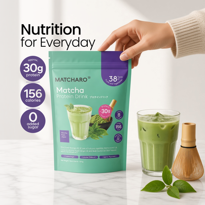 MATCHARO Matcha Protein Drink 500g Value Pack