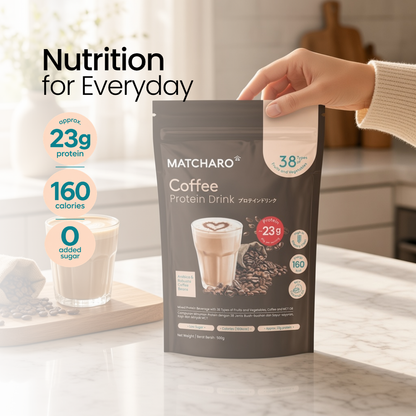 MATCHARO Coffee Protein Drink 500g Value Pack