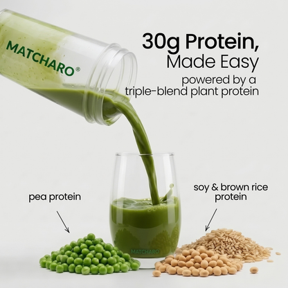 MATCHARO Matcha Protein Drink 500g Value Pack