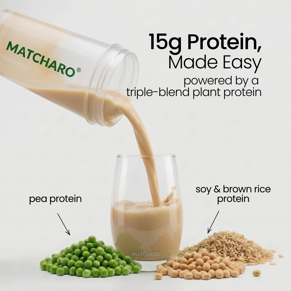 MATCHARO Peach Sakura Protein Drink