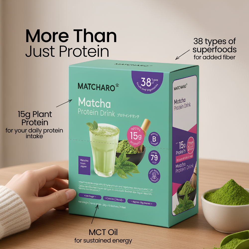 MATCHARO Matcha Protein Drink
