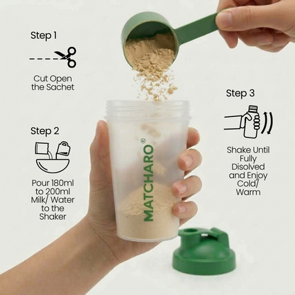 MATCHARO Peach Sakura Protein Drink