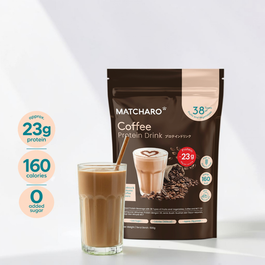 MATCHARO Coffee Protein Drink 500g Value Pack