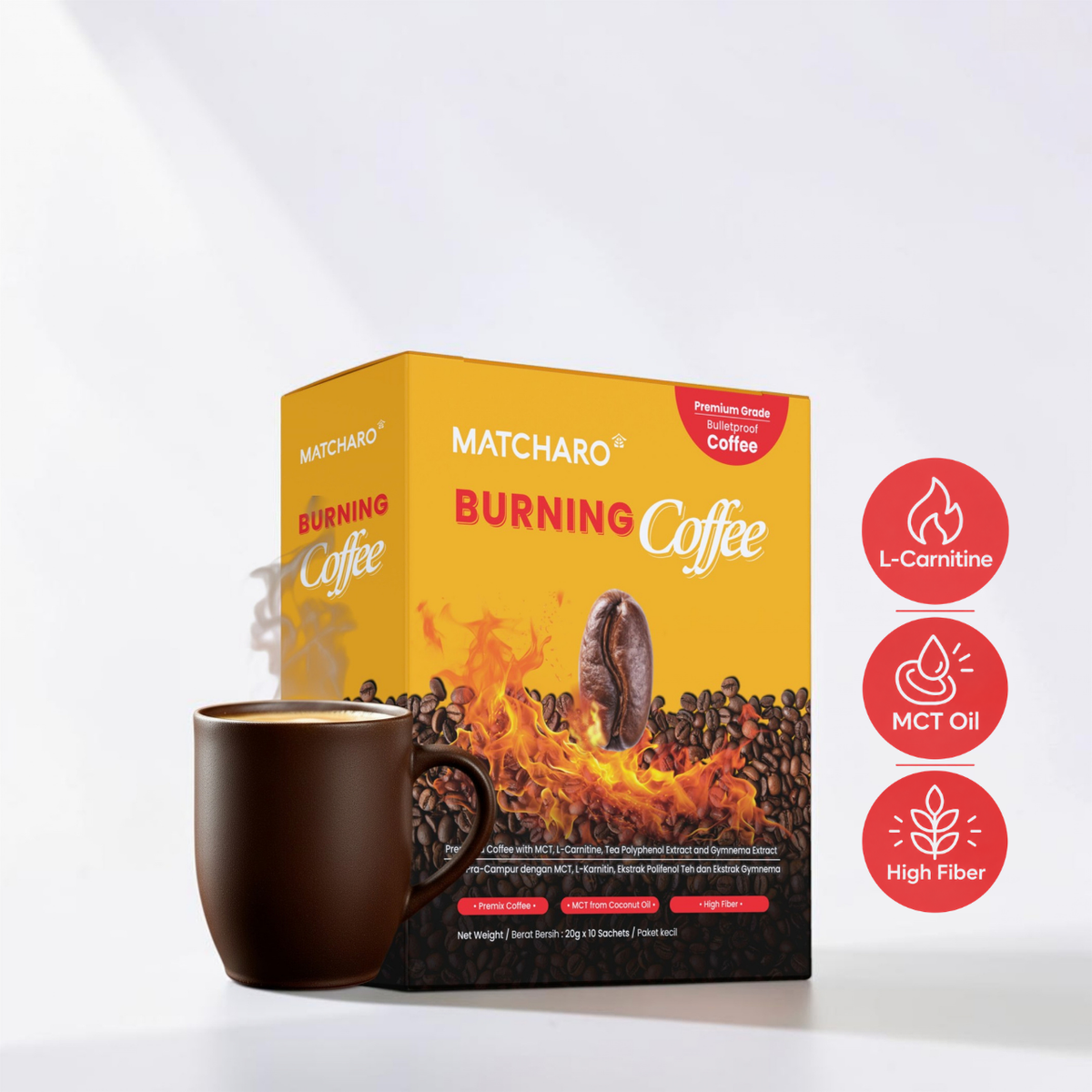 MATCHARO Burning Coffee